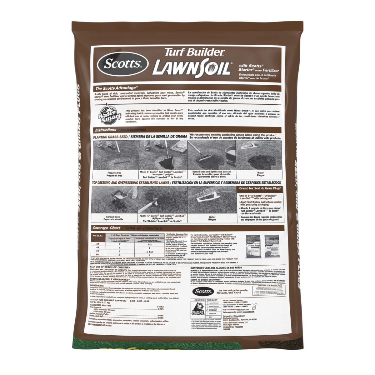 Scotts Turf Builder LawnSoil, 1 cu. ft. | The Storepaperoomates Retail Market - Fast Affordable Shopping