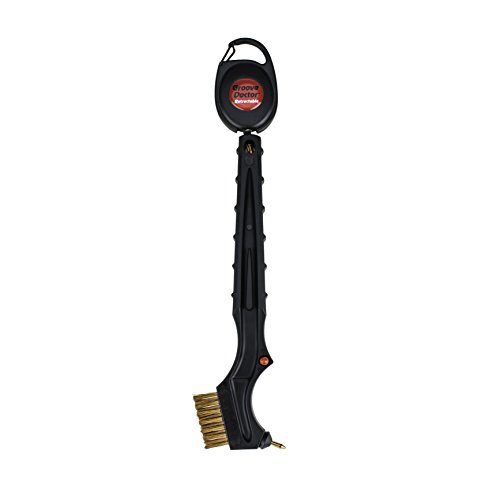 ProActive Sports Groove Doctor – Retractable Brush and Groove Cleaner for Golf Clubs and Cleats