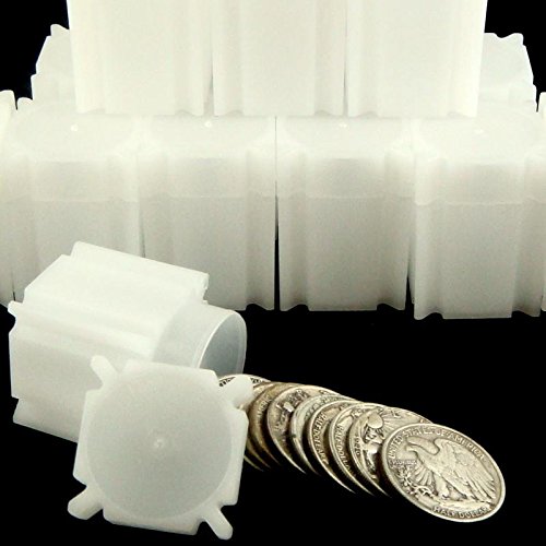 Square Half Dollar Coin Tubes (10 Pack)