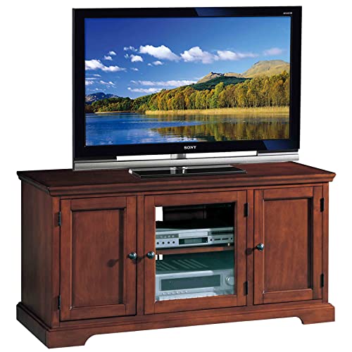 Leick Home SINCE 1917 Riley Holliday Westwood TV Stand, 50-Inch, Brown Cherry