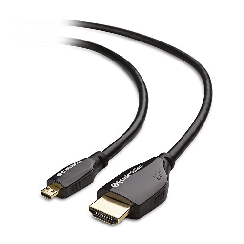 Cable Matters High Speed HDMI to Micro HDMI Cable 10 ft (Micro HDMI to HDMI) 4K Resolution Ready