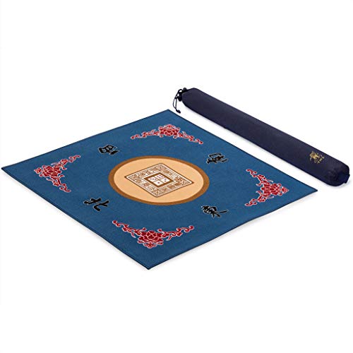 YMI Mahjong/Card/Game Table Cover – Blue