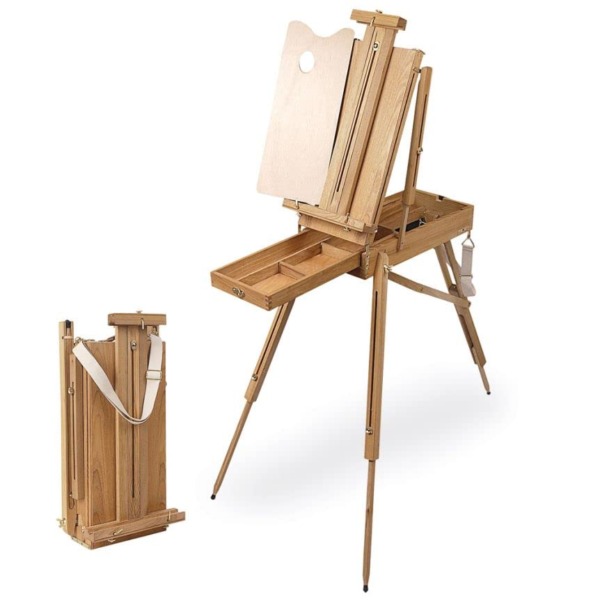 Creative Mark Cezanne Half Box French Easel – Professional Artist Easel Designed for Travel, Painting, Studios, Classrooms, & More!