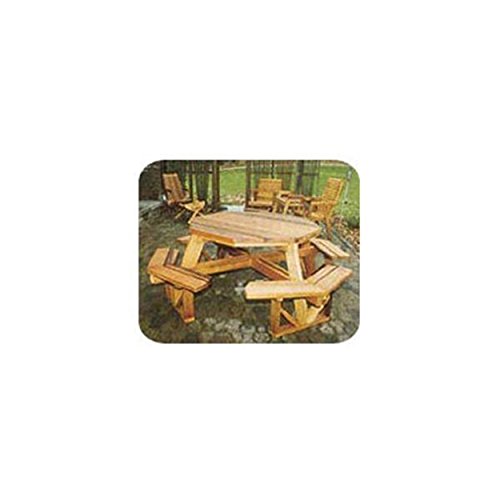 WOODCRAFT Woodworking Project Paper Plan to Build Octagon Picnic Table