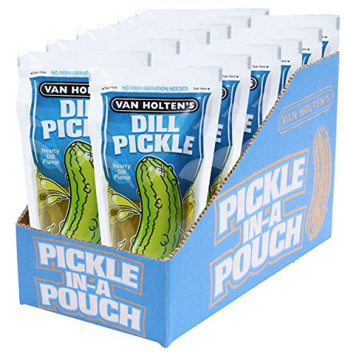 Van Holten’s Pickles – Jumbo Dill Pickle-In-A-Pouch – 12 Pack