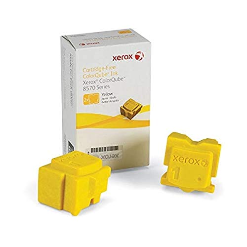 Genuine Xerox ColorQube 108R00928 / 108R928 Yellow Ink Sticks for Phaser 8570 (2 pcs/ Box)