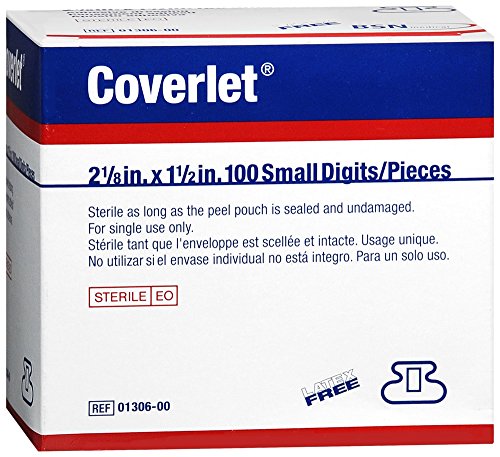 Coverlet Adhesive Dressing Strips Small Fingertip – 100