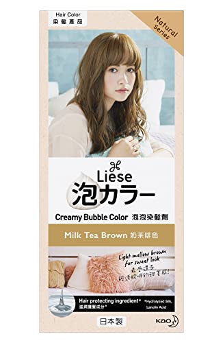 KAO Liese Soft Bubble Hair Color (Milk Tea Brown)