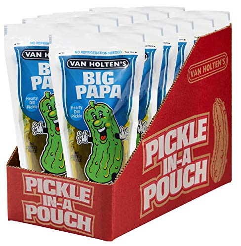 Van Holten’s Pickles – Big Papa Pickle-In-A-Pouch – 12 Pack