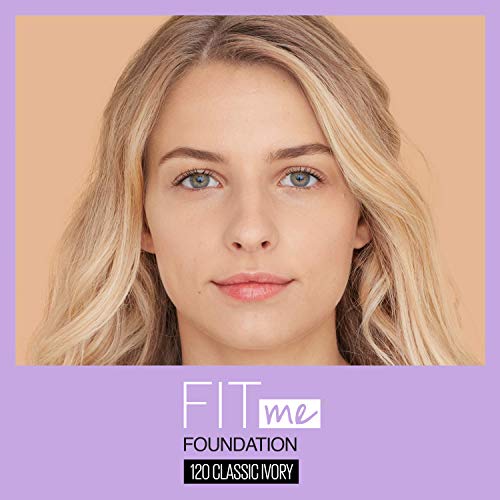 Maybelline Fit Me Dewy + Smooth SPF 18 Liquid Foundation Makeup, Classic Ivory, 1 Count | The Storepaperoomates Retail Market - Fast Affordable Shopping