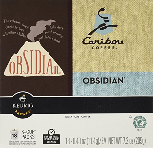 Keurig Green Mountain Caribou Coffee Obsidian Box of 18 K Cups