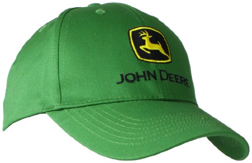 John Deere Embroidered Logo Baseball Hat – One-Size – Men’s – John Deere Green