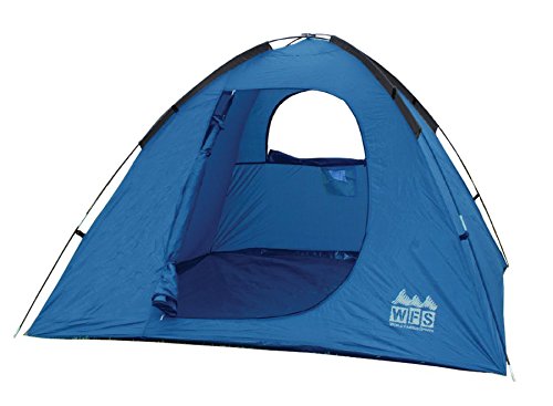 WFS 3-Person Dome Camping Tent with Rain Fly, Blue