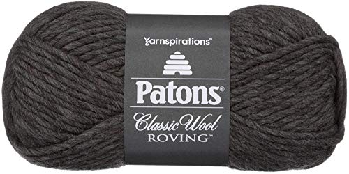 Patons Classic Wool Roving Yarn (6-Pack) Dark Grey 241077-77040