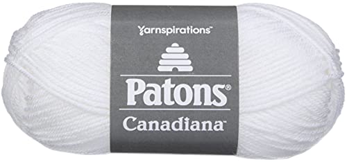 Patons Canadiana Yarn Solids (6-Pack) White 244510-10005