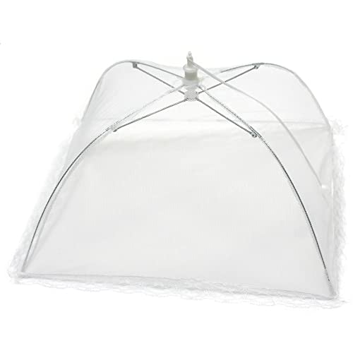 Chef Craft Classic Plastic Picnic Food Tent, 12 by 12 inch diameter, White