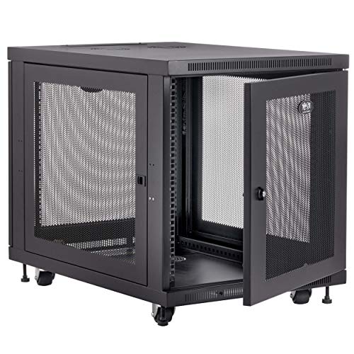 Tripp Lite 12U Rack Enclosure Server Cabinet, Mid Depth, 32.5″ Deep, 5 Year Warranty (SR12UB)