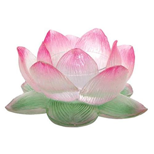 Clear Lotus Votive Holder Collectible Figurine