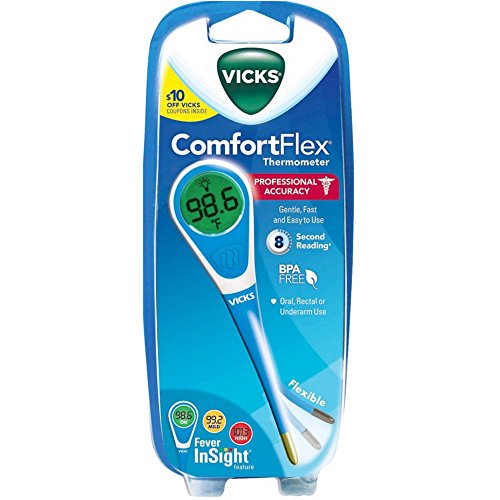 Vicks ComfortFlex Digital Thermometer 1 ea (Packs of 3) | The Storepaperoomates Retail Market - Fast Affordable Shopping