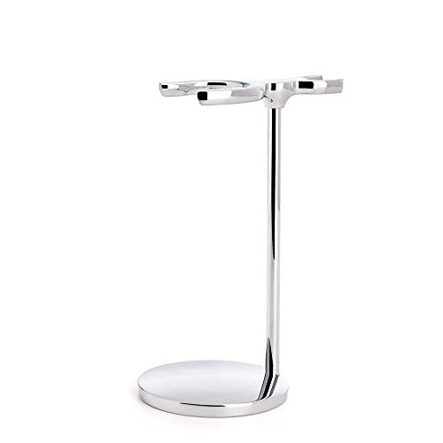 MÜHLE Chrome Shaving Stand for SOPHIST and CLASSIC Series Brushes and Razors