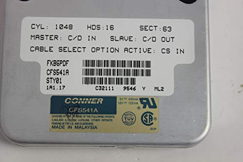 Conner CFS541A 540MB Hard Drive