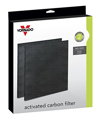Vornado MD1-0023 Replacement Carbon Filters (2-Pack),Black