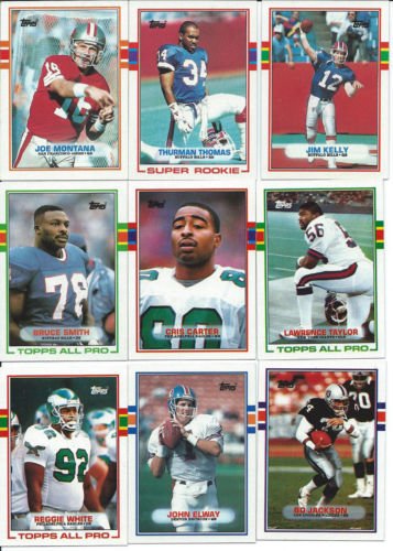 1989 Topps Football Complete Set 396 cards Nrmt to Mint