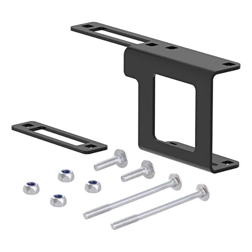 CURT 58002 Easy-Mount Vehicle Trailer Wiring Connector Mounting Bracket for 1-1/4-Inch Receiver, 4 or 5-Way Flat