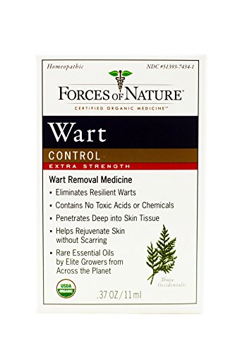 Forces of Nature | Wart Control Extra Strength l | Certified Organic | FDA-registered | Pharmaceutical Strength | 11ml (Pack of 1)