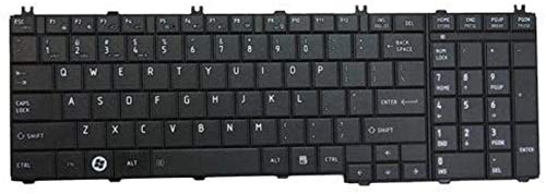 HQRP Keyboard Works with Toshiba Satellite L775D-S7222 / L775D-S7305 / L775D-S7330 / L775D-S7332 / L775D-S7335 / L775D-S7340 Notebook