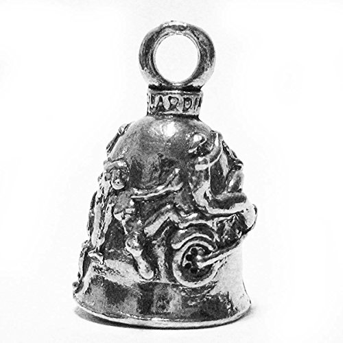 Guardian Oops the B Fell Off Motorcycle Biker Luck Gremlin Riding Bell or Key Ring