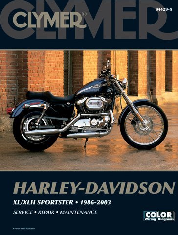 Clymer Manuals M4295; Harley Davidson Sportster Evol Motorcycle Repair Service Manual Made by Clymer Manuals