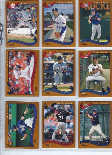 2002 Topps Traded Baseball Complete Set 275 Cards with Short Prints