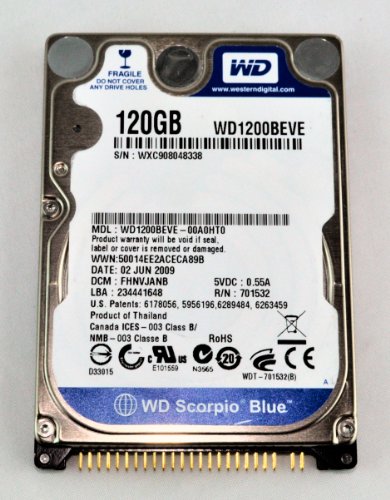 Western Digital WD1200BEVE Internal Hard Drive