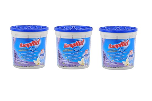 DAMPRID Moisture Absorber, 10.5oz, Lavender Vanilla (3 Pack)