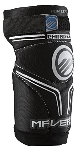 Maverik Lacrosse Charger Arm Pad, Black, Large