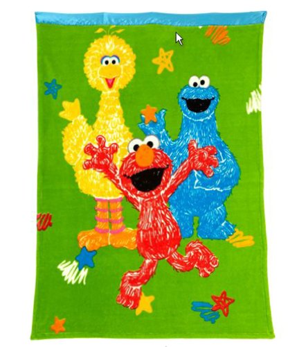 Sesame Street Toddler Blanket – Elmo & Friends