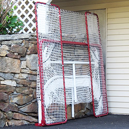 EZGoal Hockey Folding Pro Goal with Backstop and Targets, 2-Inch, Red/White | The Storepaperoomates Retail Market - Fast Affordable Shopping