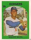 1972 Topps Venezuelan (Baseball) Card# 39 Manny Mota of the Los Angeles Dodgers VGX Condition
