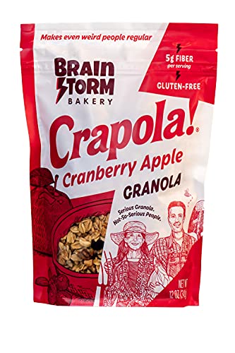 Granola Cereal by Crapola – Natural Granola with fruit and protein for a Healthy Breakfast