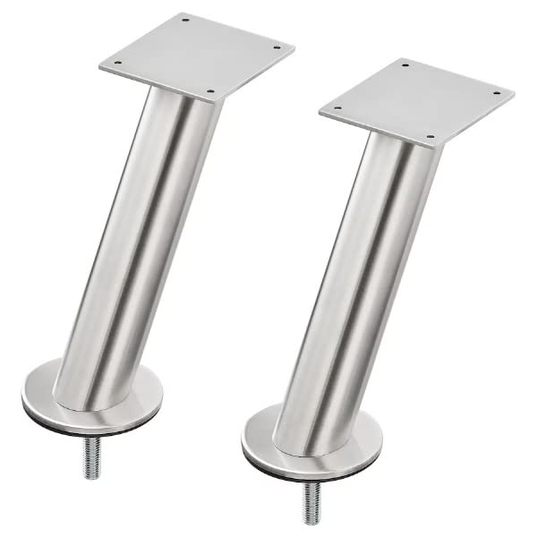 Set of 2 Ikea Capita Stainless Steel Legs