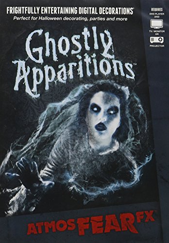 AtmosFX Ghostly Apparitions Digital Decorations DVD for Halloween Holiday Projection Decorating