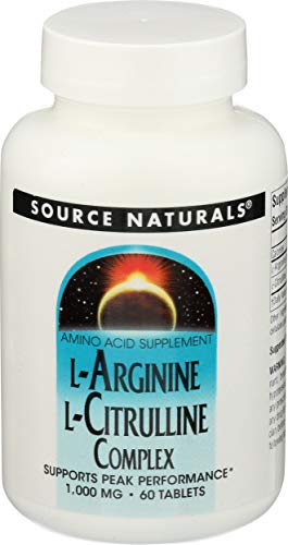 L Arginine L Citrulline Complex Source Naturals, Inc. 60 Tabs