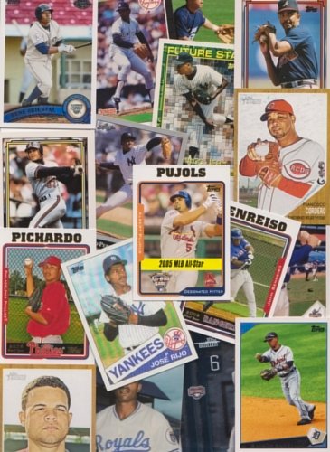 Baseball Cards / 50 Different Baseball Players from the Dominican Republic