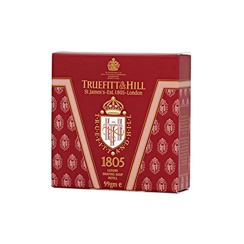 Truefitt & Hill 1805 Luxury Shaving Soap Refill for Wooden Bowl (3.5 ounces)
