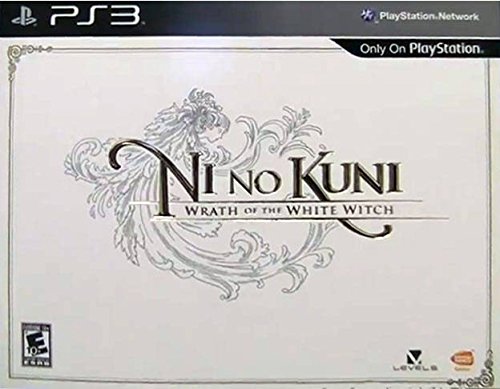 Ni No Kuni: Wrath of the White Witch Club Namco/Bandai Wizard’s USA English Edition Playstation 3 A Limited Collectors Special Edition PS3 SUPER RARE