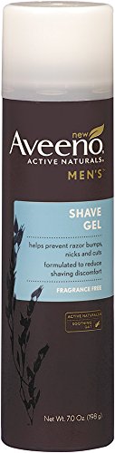 Aveeno Active Naturals Men’s Shave Gel, 7 Ounce