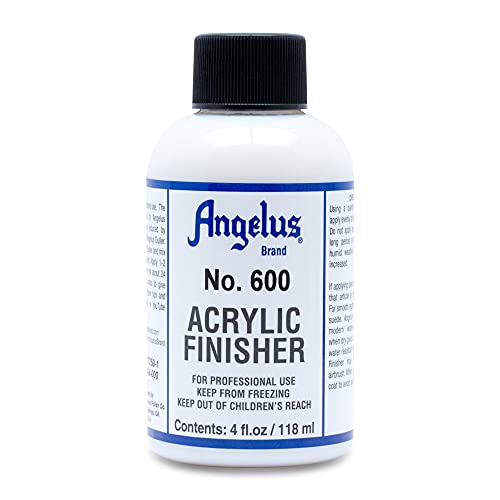 Angelus Brand Acrylic Leather Paint Finisher No. 600-4oz