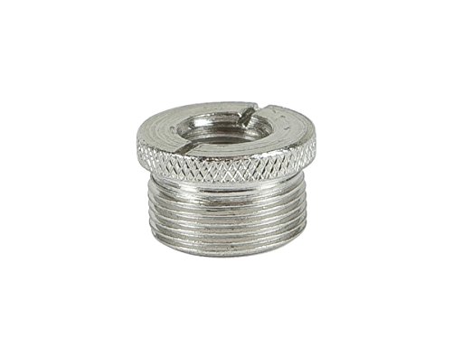 Monoprice 602000 Screw Thread Adapter for Microphone Stand (5/8 Male to 3/8 Female), Silver