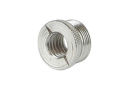 Monoprice 602000 Screw Thread Adapter for Microphone Stand (5/8 Male to 3/8 Female), Silver | The Storepaperoomates Retail Market - Fast Affordable Shopping
